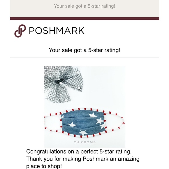 USA STARS FACE MASK- UNISEX - Picture 2 of 7